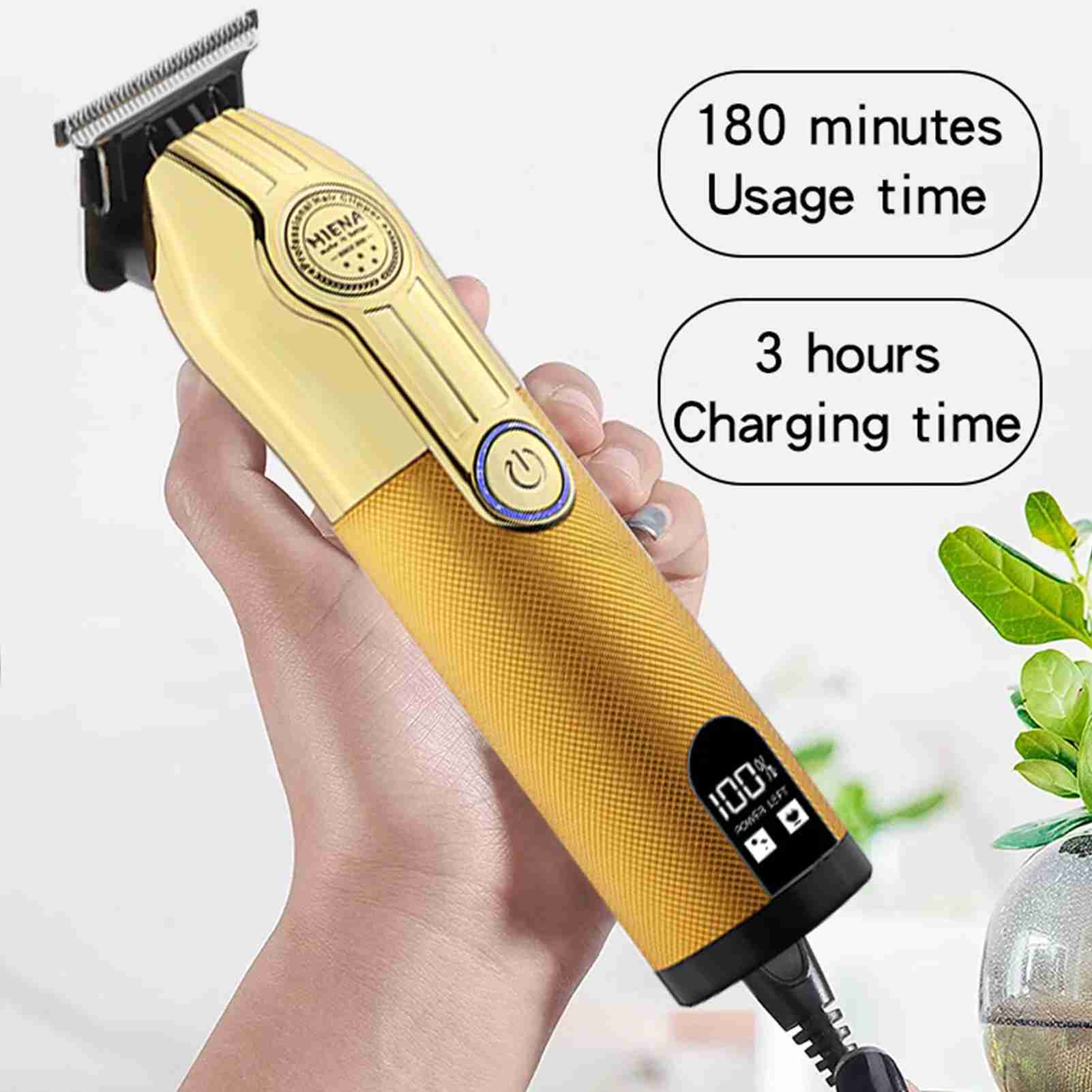 HIENA Hair Clippers professional barber machines Electric Hair Trimmer Precision Steel Hair cutting machine applianceM240715