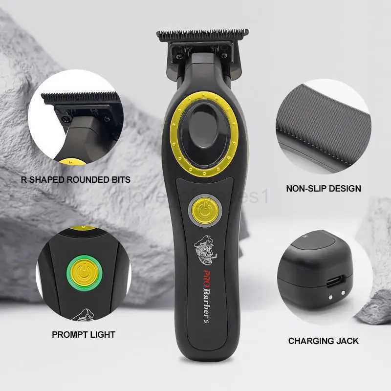 Professional Hair Clippers for Men Cord/Cordless Hair Cutting Kits Beard Trimmer T Barber Clippers with USB RechargeableM240715