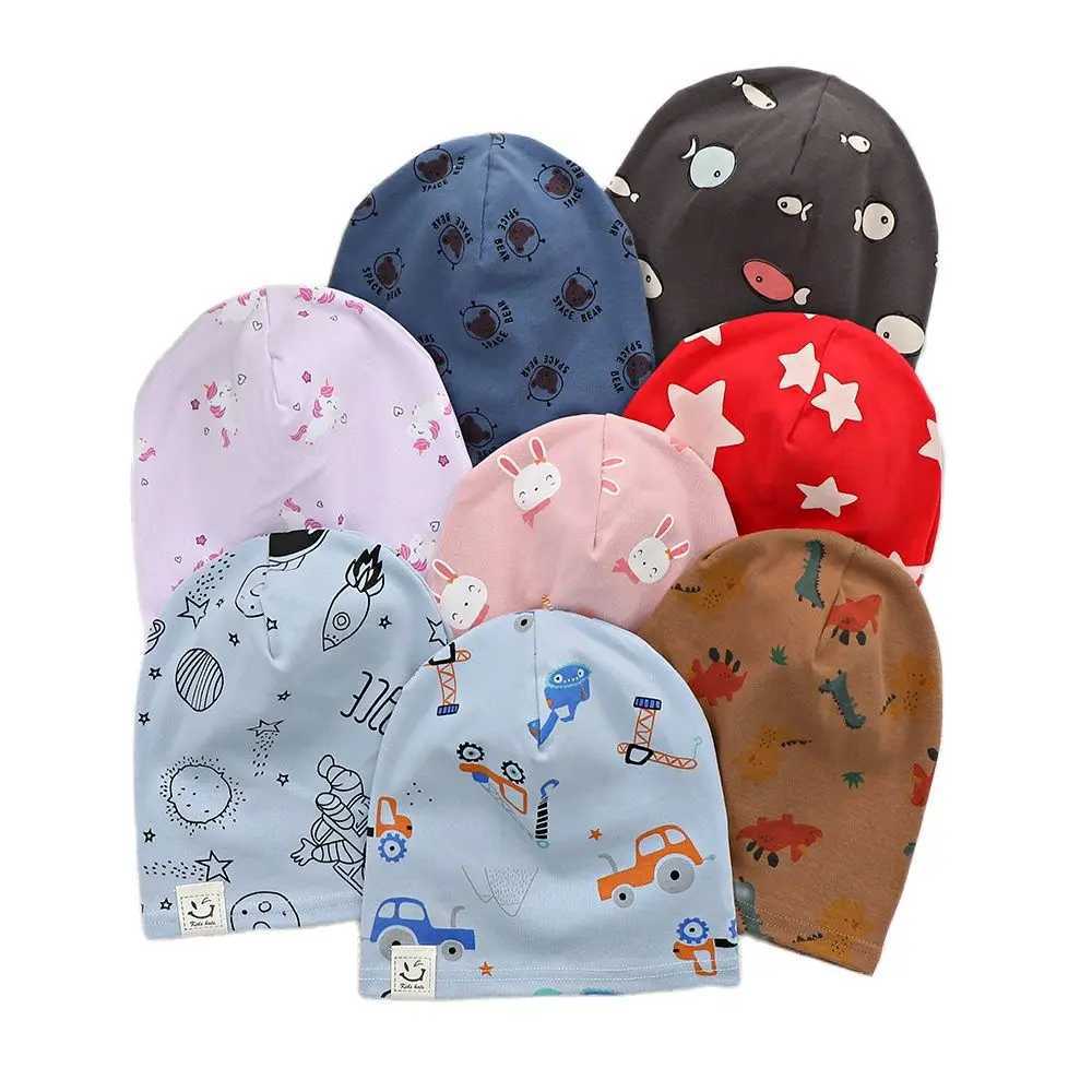 New thin baby hat Beanie spring autumn childrens hat single-layer boy and girl hat childrens hatW240715