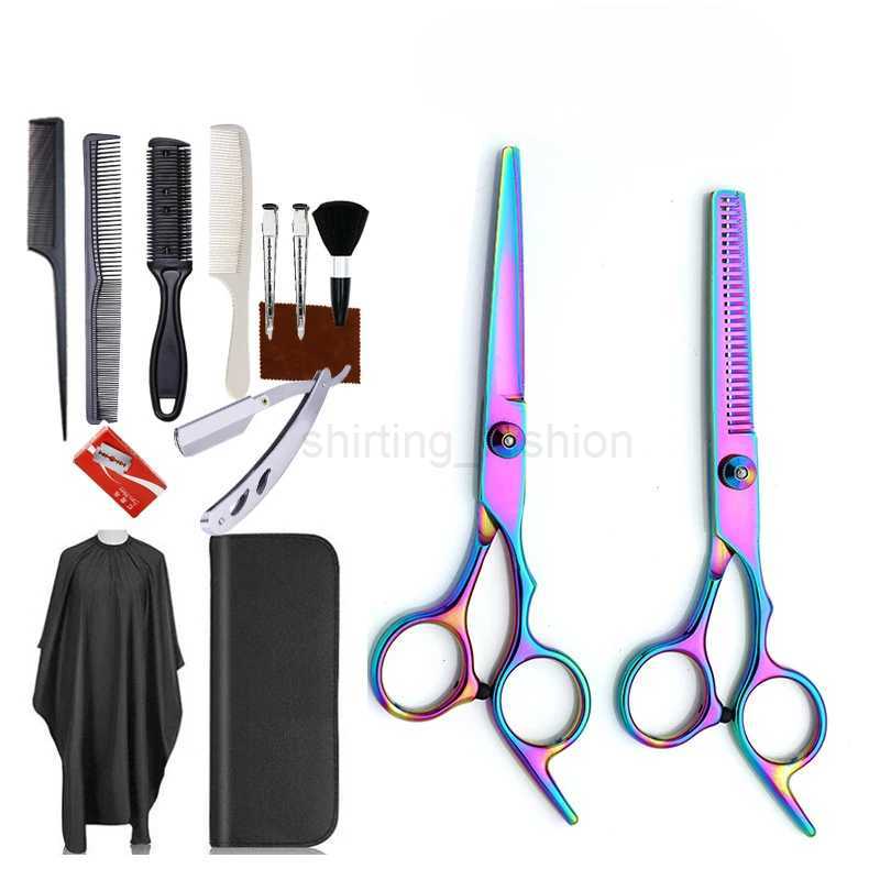Hairdressing Scissor Professional Hairdressing Scissors Thinning Hairdressing Scissors Set Barbering Scissors SteelCL240715