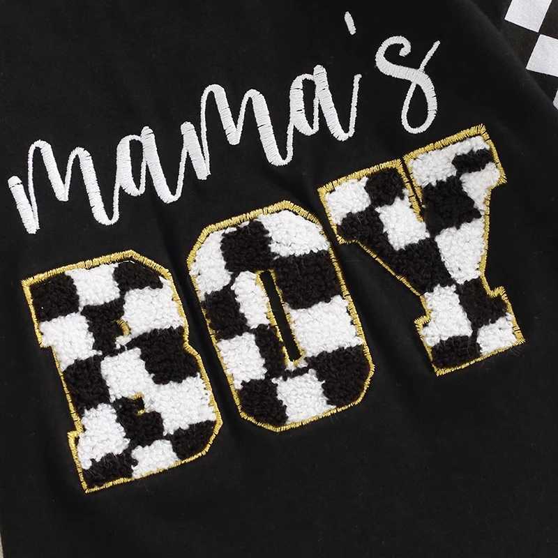 Clothing Sets 2024-04-08 lioraitiin Toddler Baby Boys Summer Outfits Letter Embroidery Short Sleeves T-Shirt and Elastic Shorts Clothes Set