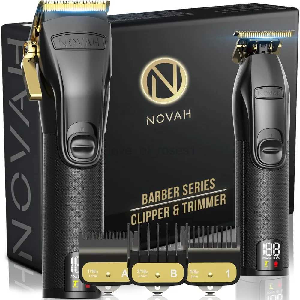 Professional Hair Clippers for Men Professional Barber Clippers and Trimmer Set Mens Cordless Hair ClippersM240715