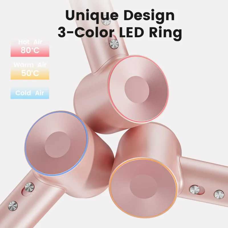 Hair Dryers Laifen Swift Hair DryerNegative Ionic Blow Dryer with 110000RPM Brushless MotorFast DryingHigh-Speed Low Noise Thermo-ControlL478