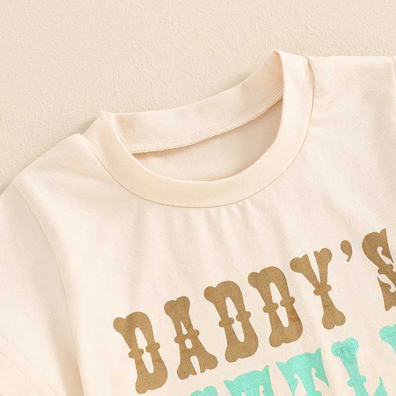 Clothing Sets Baby Boy 2 Piece Summer Outfit Letter Print Round Neck Short Sleeve Tops Elastic Waist Shorts Toddler Clothes Set