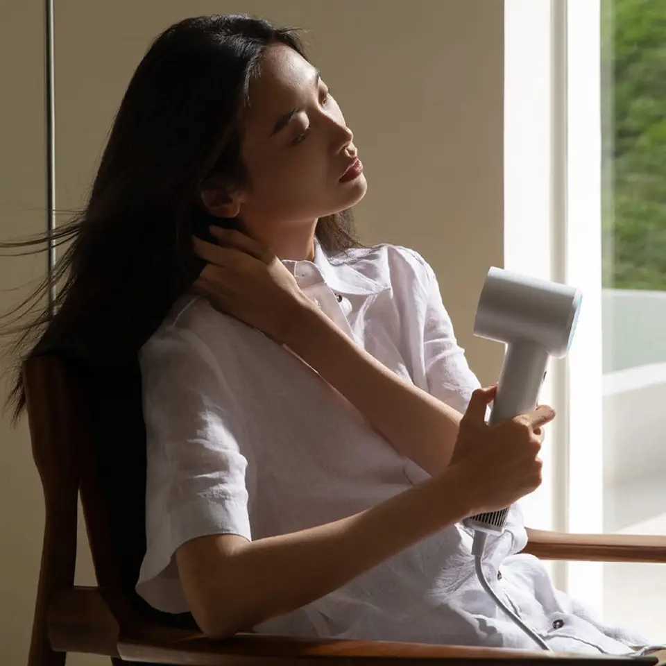 Hair Dryers MIJIA H501 High Speed Hair Dryer Water Negative Hair Care Professional Smart Temperature Control 345g 62m/s 2-minute DryL478