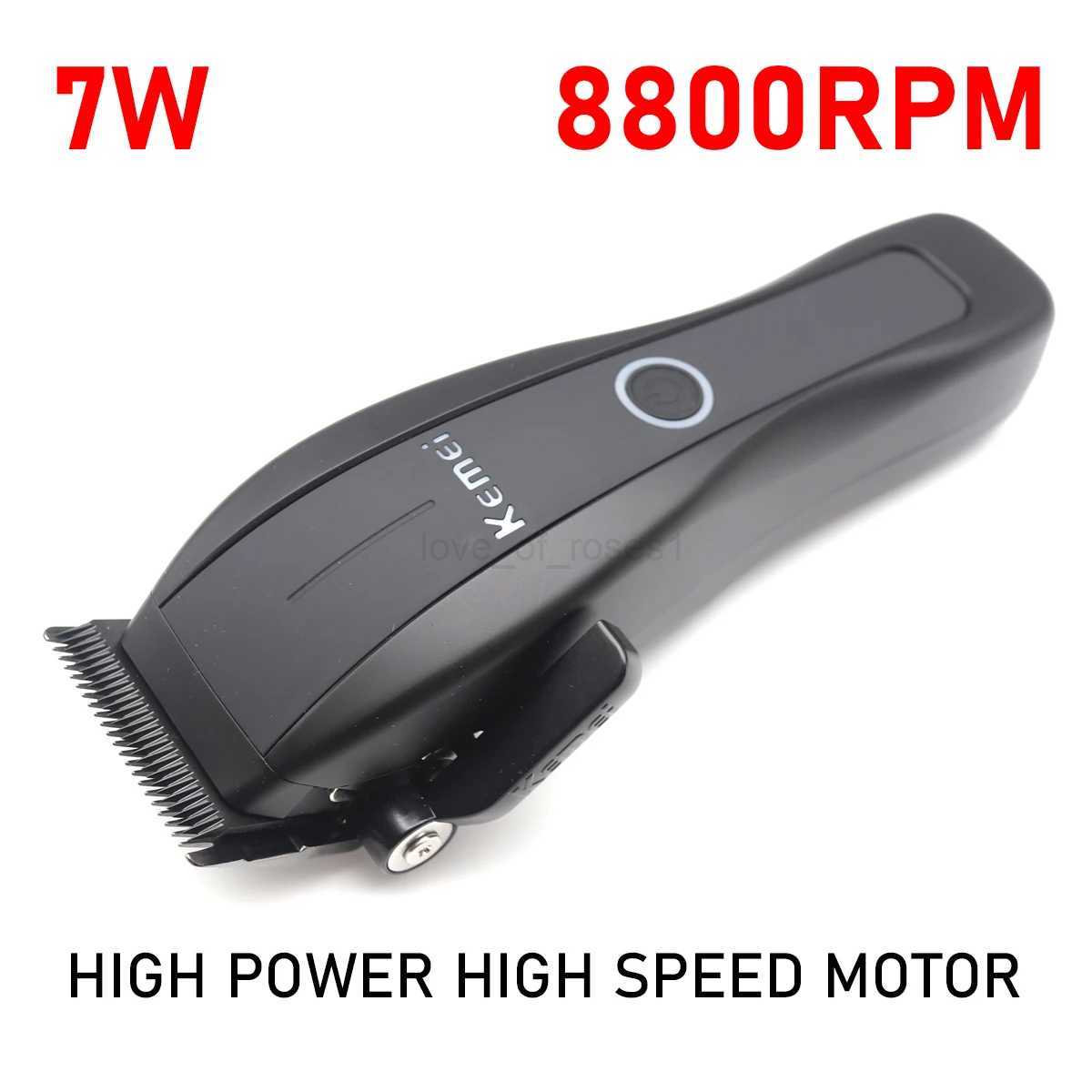 Kemei KM-2286 KM-2295 Professional Hair Cutting Machine Kit for Men DLC Hair Trimmer Machine USB Base Charger Hair ClipperM240715