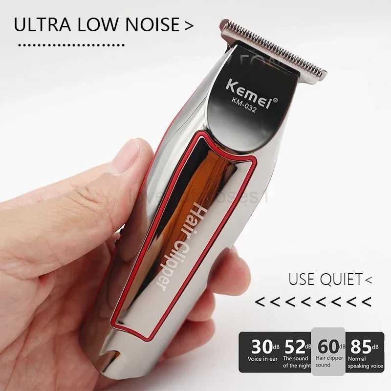Kemei KM-032 Professional Hair Cutting Machine Grooming Trimmer for Men Finishing Haircut Cordless Clipper Electric Shaver BeardM240715