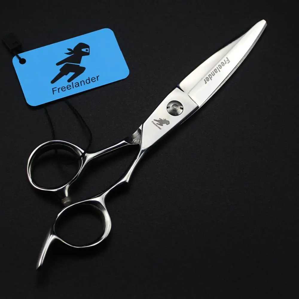 Hair shears Sliding 6 INCH Willow Convex Blade Willow shape Sliding scissors Professional Barber ScissorsCL240715