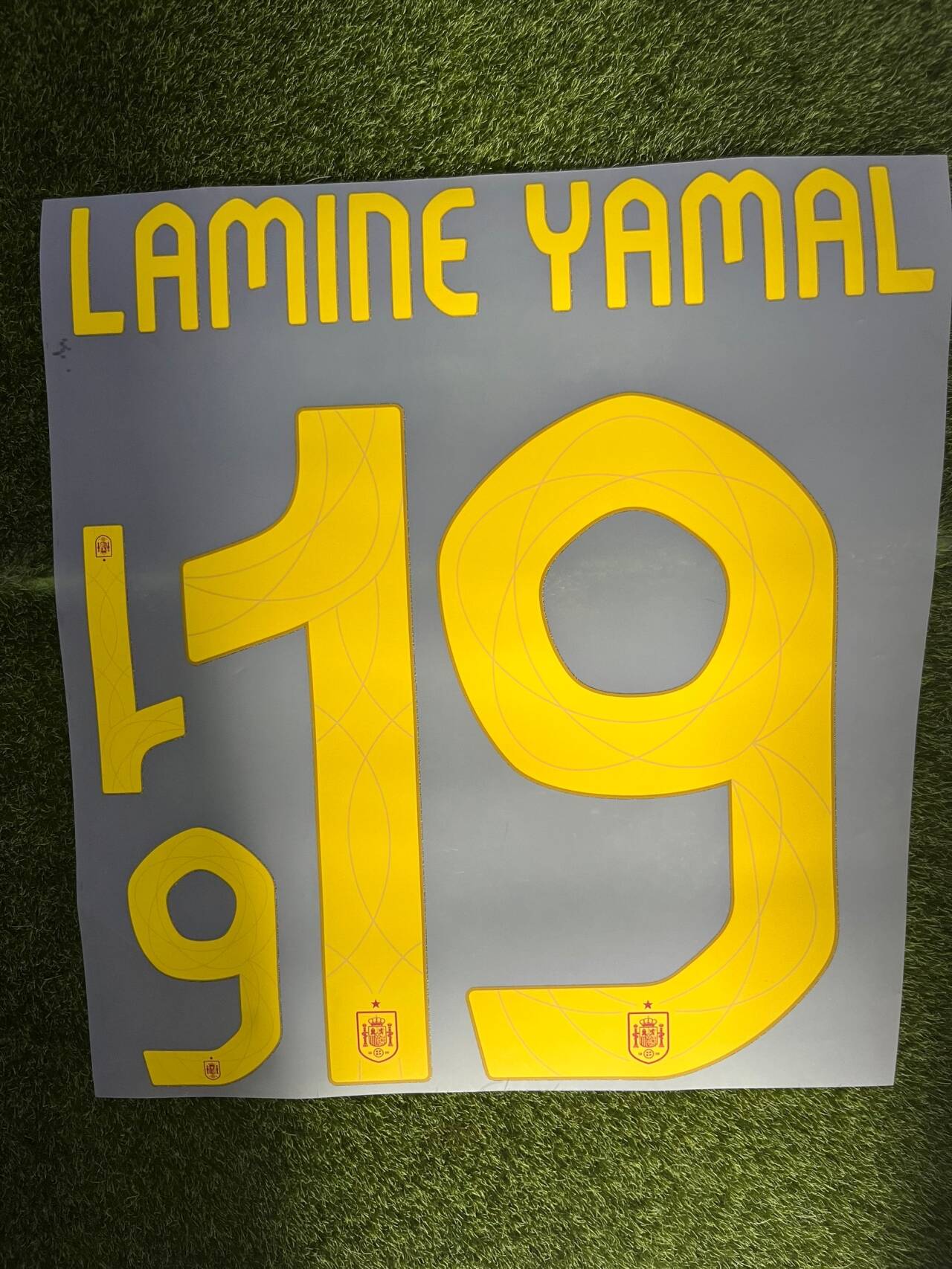 2024 Spain Nameset Printing Home #19 LAMINE YAMAL OLMO WILLUAMS JR. RODRIGO Carvajal Pedri Oyarzabal