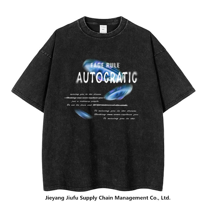 Fashionable fashion brand women's T-shirt washed cotton short sleeved slim fit loose and breathable T-shirt outdoor casual top