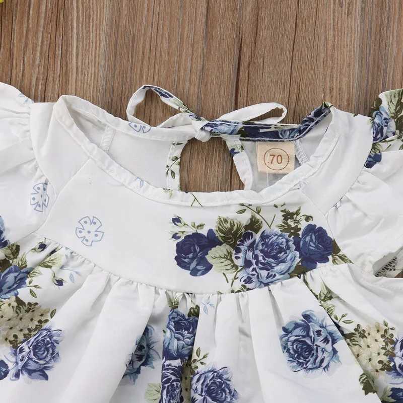 Clothing Sets lioraitiin New Fashion Newborn Infant Baby Girls Clothing Floral Tops Dress Harem Shorts Pants Summer Clothes UK