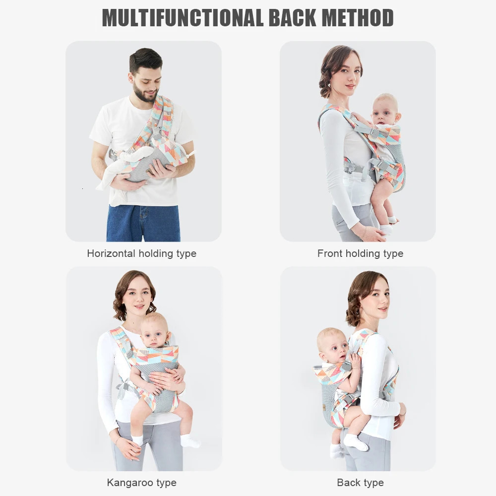 Baby Bag Portable Ergonomic Backpack born To Toddler Front and Back Holder Kangaroo Wrap Sling Accessories 240710