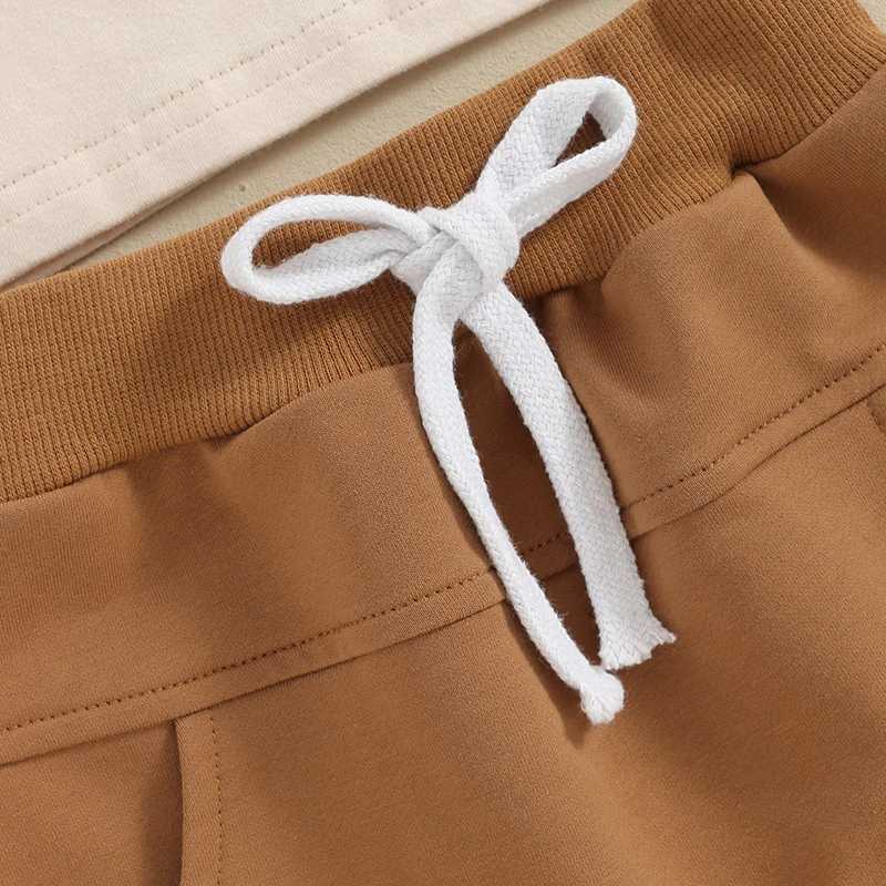 Clothing Sets Baby Boy Summer Outfits Casual Round Neck Short Sleeve Letter Print Tops + Elastic Waist Shorts Infant Toddler Clothing Set