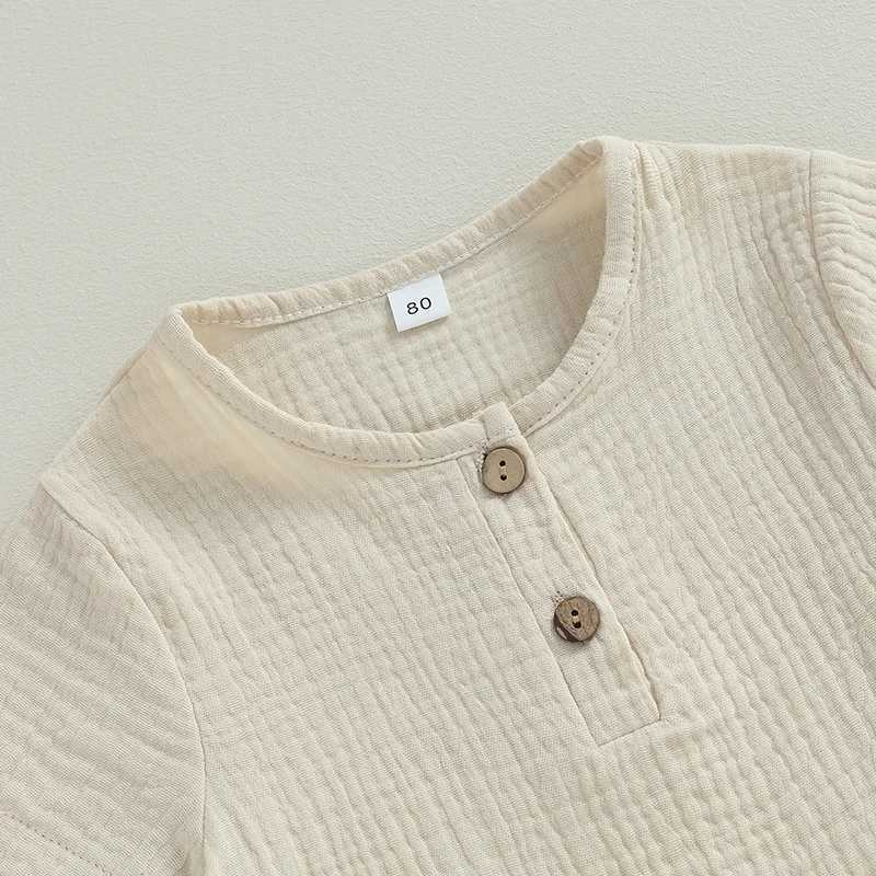 Clothing Sets Lioraitiin 6M-4Y Toddler Baby Boy Girl Clothes Cotton Linen Outfit Short Sleeve T-Shirt Tops Shorts 2Pcs Summer Clothes Set