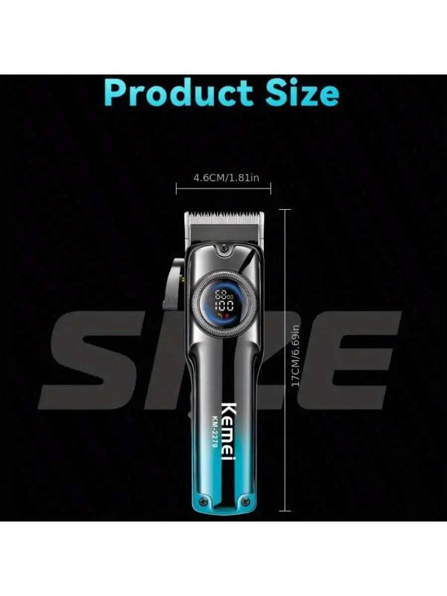 KEMEI Km-2279 Professional Hair Clipper 210mins Hair Clippers Men Professional Electric TrimmerM240715