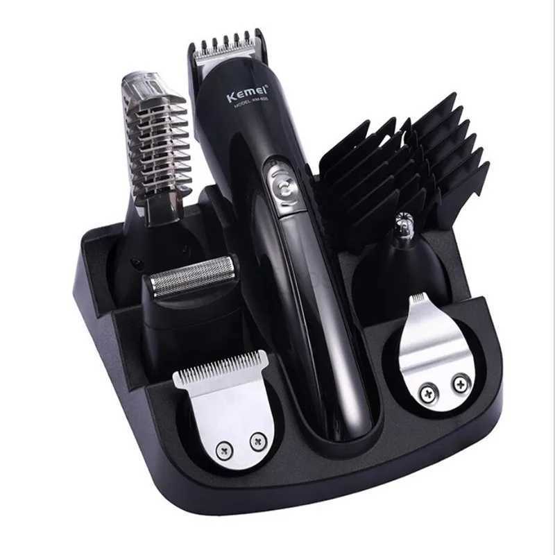 Electric Hair Trimmer For Men Beard Shaver Facial Hair Clipper All In One Man Grooming Kit Head Nose Sideburns Haircut MachineM240715