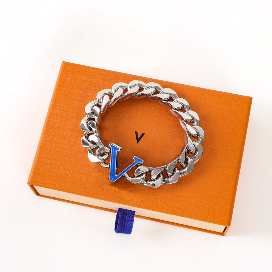 Classic Luxury Bracelets Bangle Letter Titanium Steel with Diamond Designer for Women Jewlery Gifts Womans Gold Sier Not Fade