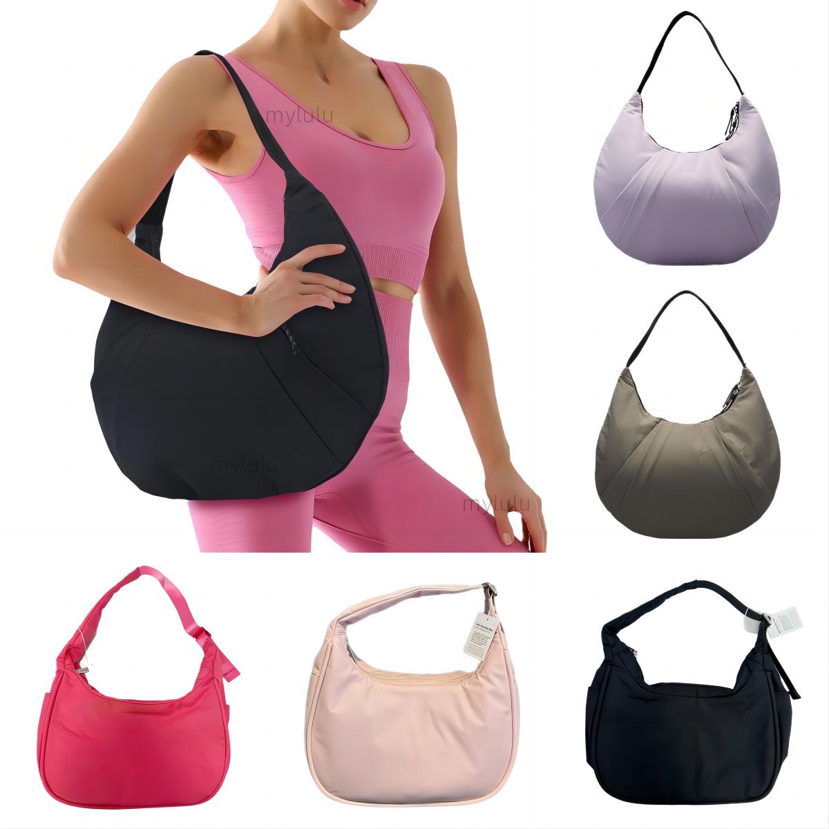 Pleated Shoulder Bag everywhere yoga Sports and leisure waterproof Armpit bag Armpit bag Luxury Designers Nylon Shopping Bags High capacity Minimalism 10L