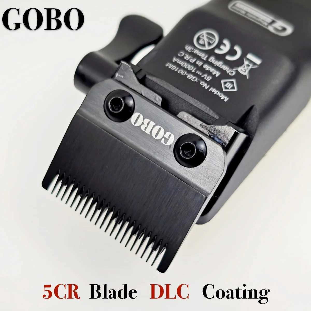 GOBO Professional Electric Hair Clipper 9900RPM Magnetic Motor DLC 2500MAH Trimmer With Charging Base Barber Magnetic combM240715
