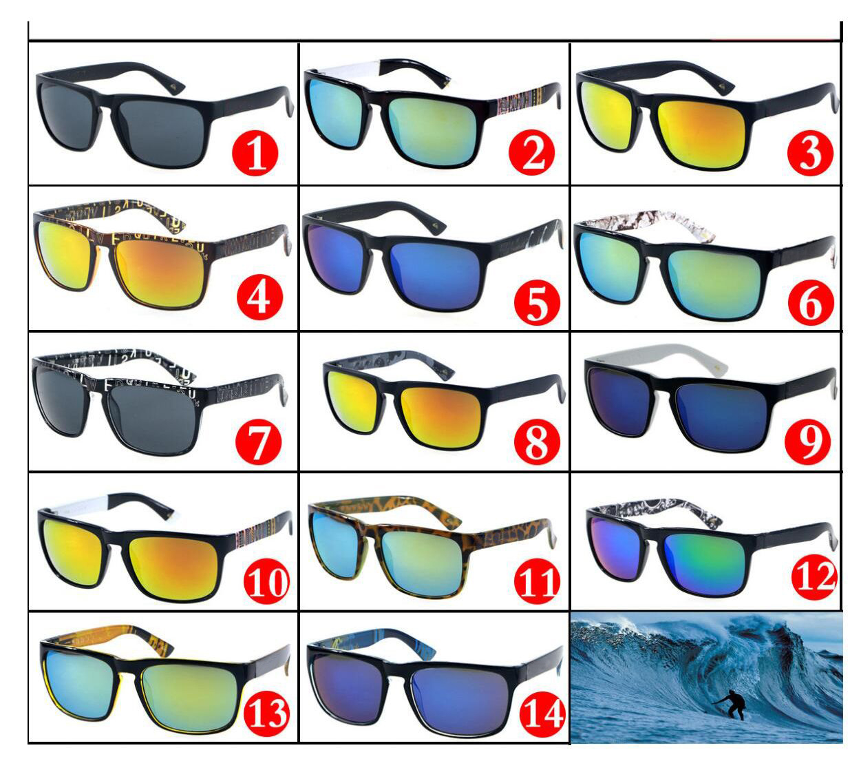 summer man sport Cycling sunglasses outdoors women Driving Glasses riding wind round sun glasses lady beach Square sports sun glasses 14color
