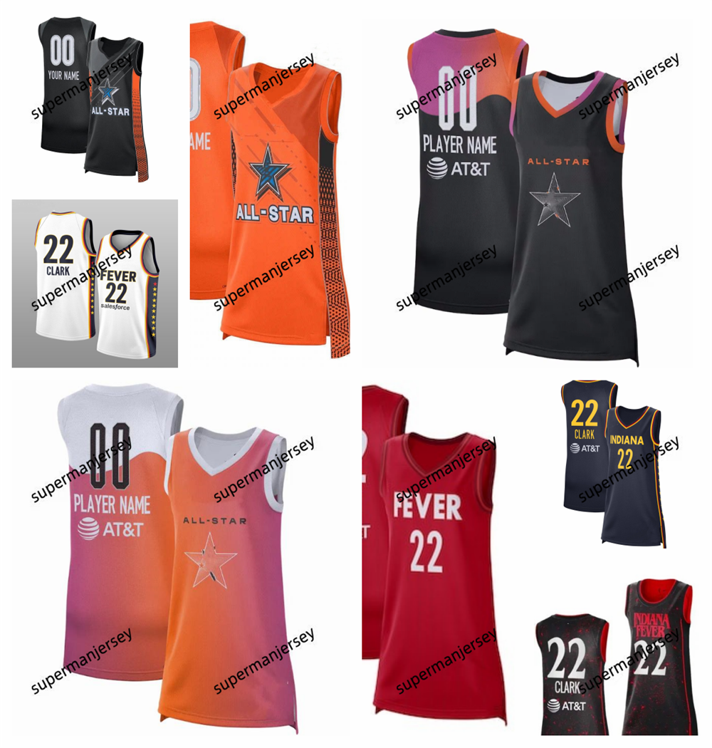 2024 Newest Style Indiana Fever Jersey basketball Womens Jersey 22 Caitlin Clark