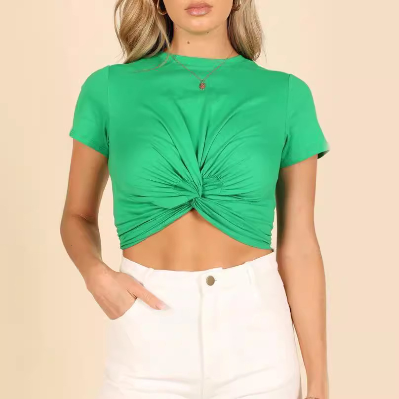 Best Saller 2023 Popular Loose Versatile Half Sleeve High Street Harajuku Print Vintage Autumn Brushed Backless Collar Blouse Man Woman Tees Tops