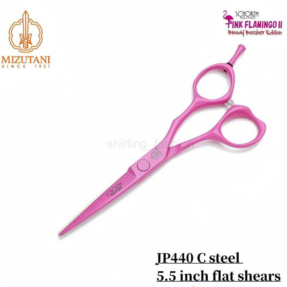 Mizutani Flamingo Professional Hair Scissors texture thinning shears color 440C steel 5.5-6-6.5-6.8-7inch hairdressing toolsCL240715