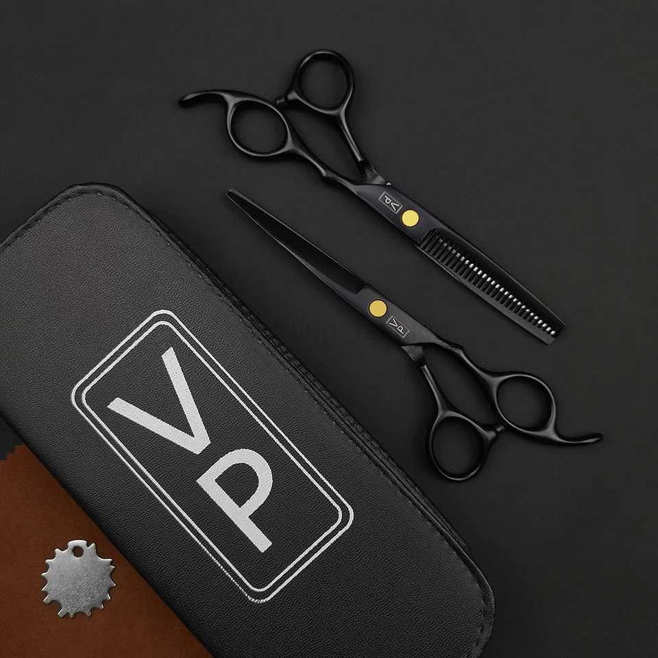 VP Hair Scissors 6 Inch Barber Set Cutting Tools Professional Hairdressing Scissors Set Thinning Accessories For HairdressersCL240715