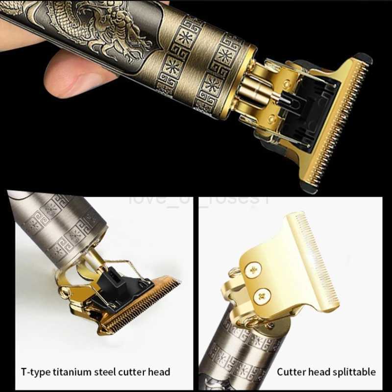 T9 Professional Hair Trimmer Wireless Electric Hair Clipper Beard Shaver Men Hair Cutting Machine Barber Big Cutting ToolsM240715