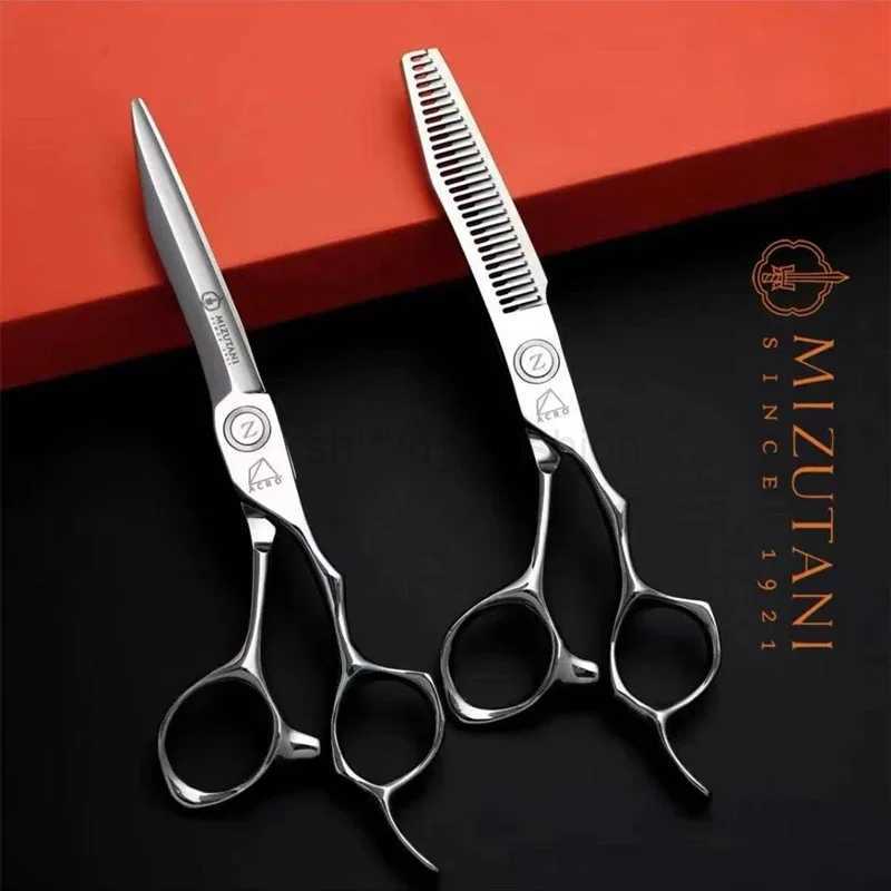 Mizutani Hairdressing Scissors VG10 6-7 Inch Thinning Haircutting Tools Haircut SetCL240715
