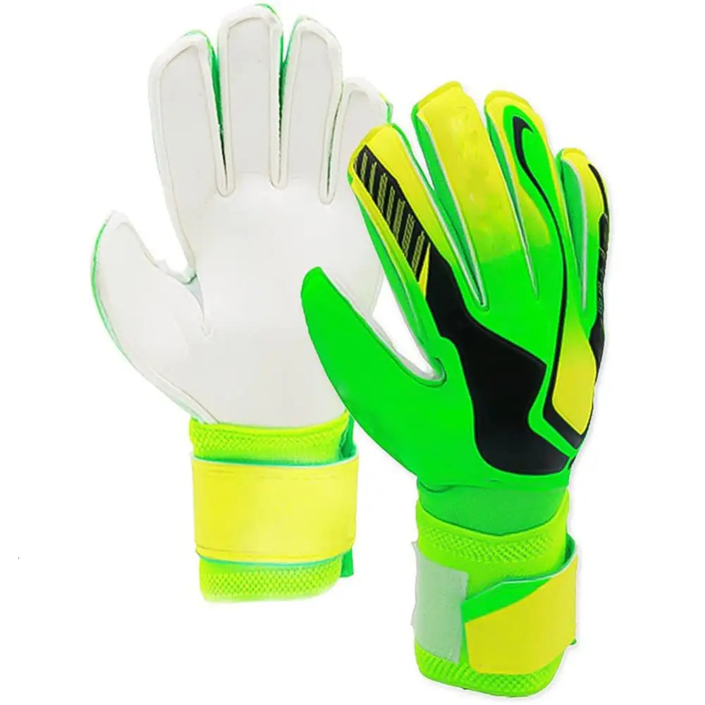 Soccer Goalkeeper Gloves Non Slip Goalkeeping With Strong Grip Protection Professional Latex Goalie 240712