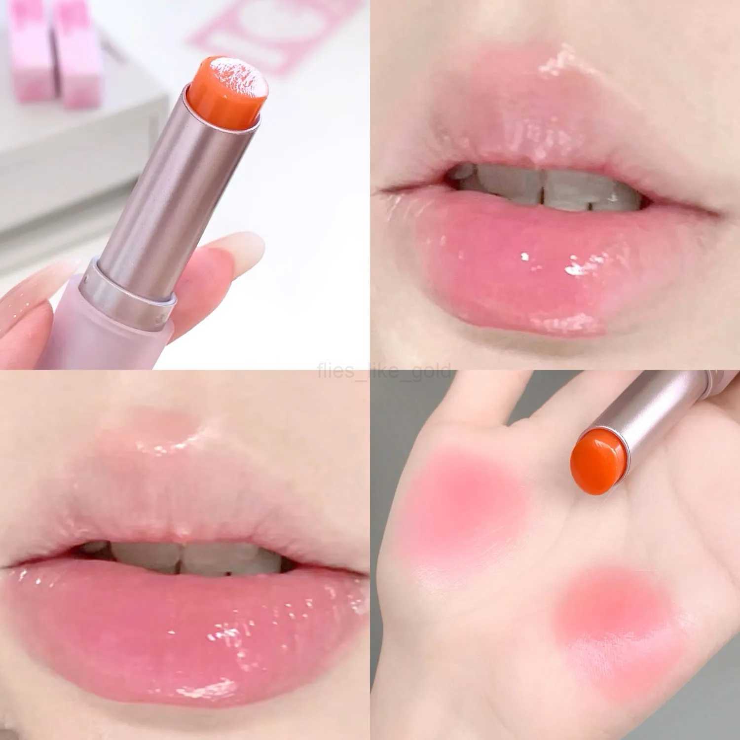 Colored Moisturizing Lip Balm Magic Lipstick Color Changing Transparent Peach Orange Tinted Lip Care Hydrating Anti-drying zxx240715