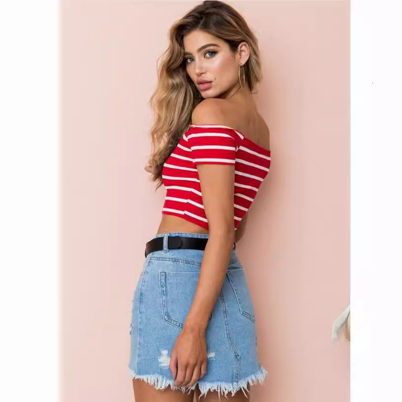 2024 Popular Retro Loose Versatile Short-sleeved Casual Slim Streetwear Print Tshirt Round Neck Slim-fit Plaid Street Activity Crop Tops2
