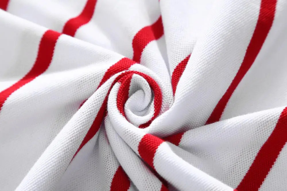 Fashion High Quality Womens Short Sleeve Striped Polos Shirts Casual Cotton Summer Ladies Lapel Tees Slim Female Tops 240710