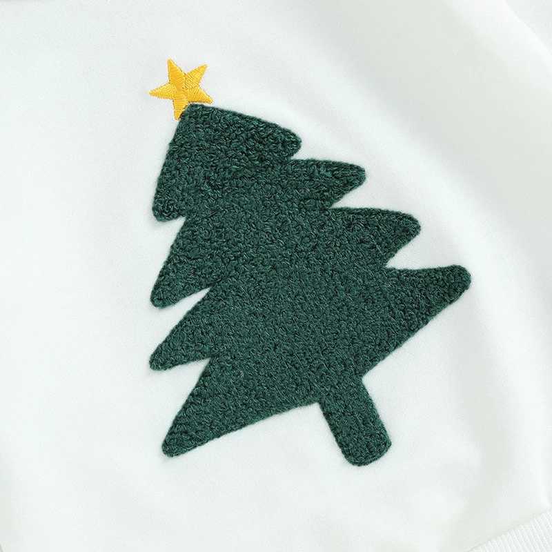 Clothing Sets Toddler Baby Boy Clothes Cotton Christmas Tree Embroidery Long-Sleeved Sweatshirts+Pants Infant Clothes 2pcs Suit Outfits