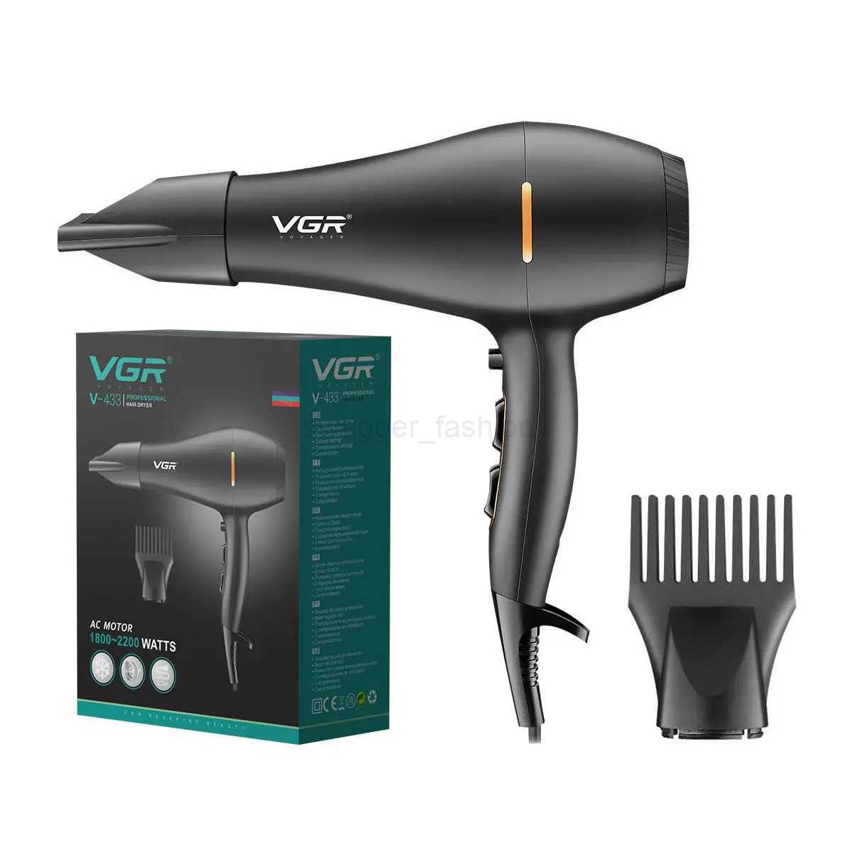 VGR barber equipment powerful AC motor hair styler professional electric hooded hair dryerB240715