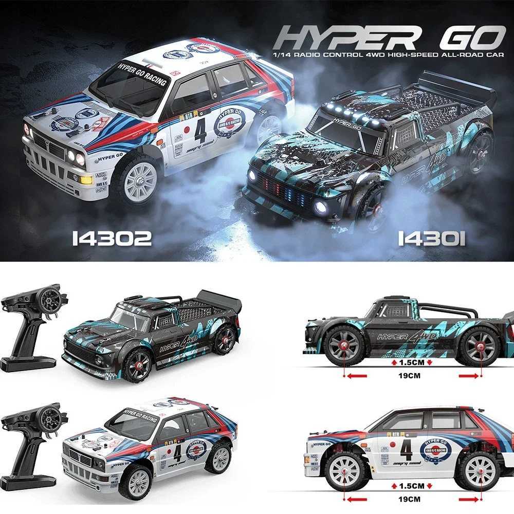 Hyper Go 14303 14302 14301 MJX Rc Car 55KM/H High Speed Drift Racing Brushless 4WD Off-road Remote Control Cars Toy for ChildrenM0715