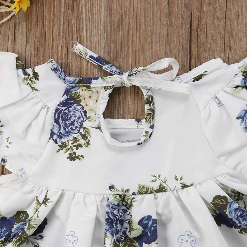 Clothing Sets lioraitiin New Fashion Newborn Infant Baby Girls Clothing Floral Tops Dress Harem Shorts Pants Summer Clothes UK
