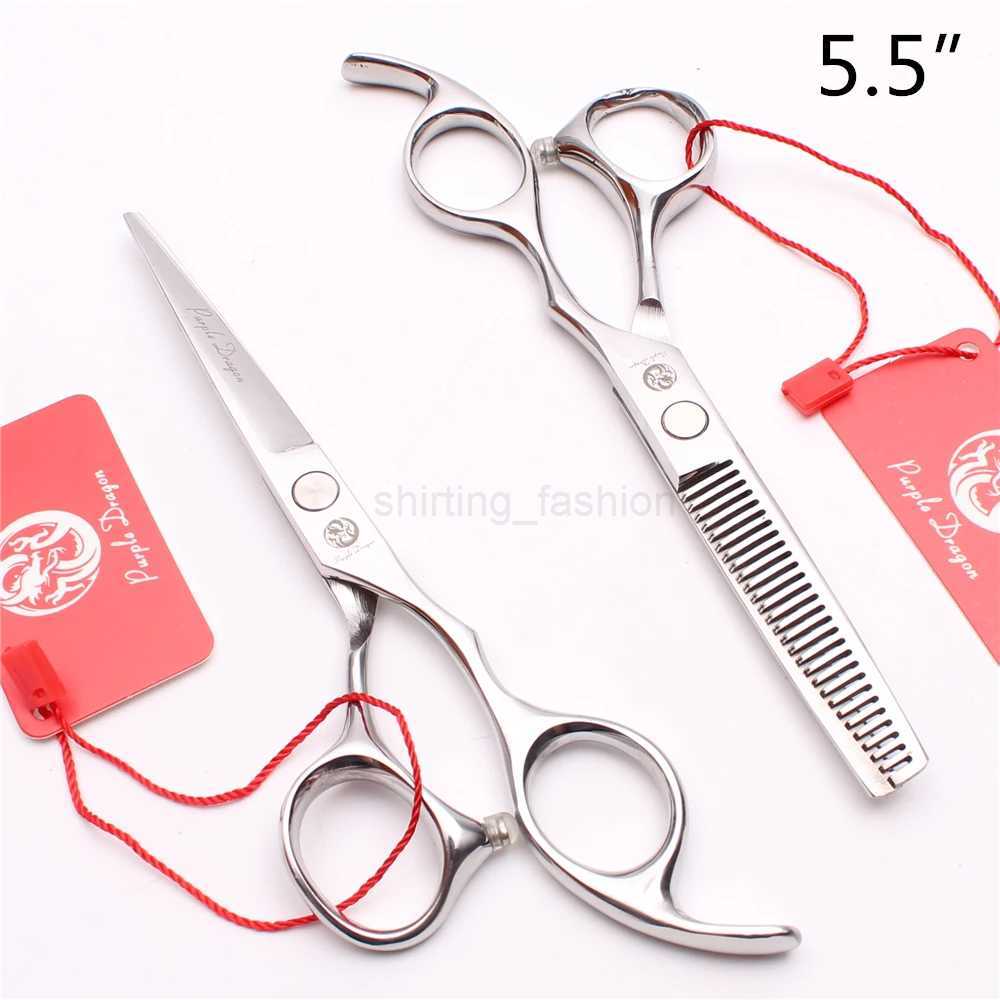 Z1006 7.5 21cm Purple Dragon Hairdressing Scissors Salon Styling Cutting Scissors Thinning Shears Professional Hair ScissorsCL240715