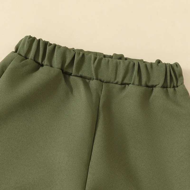 Clothing Sets 2024-05-05 Lioraitiin Baby Boys Summer Outfits Duck Print Button Short Sleeves T-Shirt and Elastic Shorts Set for 2 Piece Set