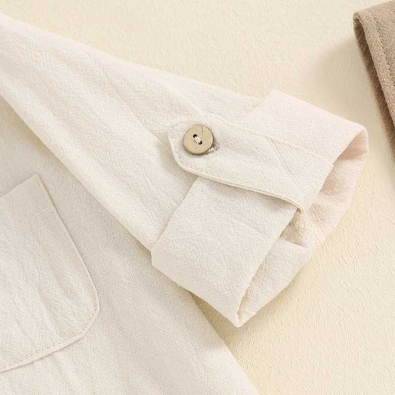 Clothing Sets 0-24M Newborn Infant Baby Boys Summer Clothes Sets Casual Short Sleeve Button Up Romper and Suspender Shorts Sets