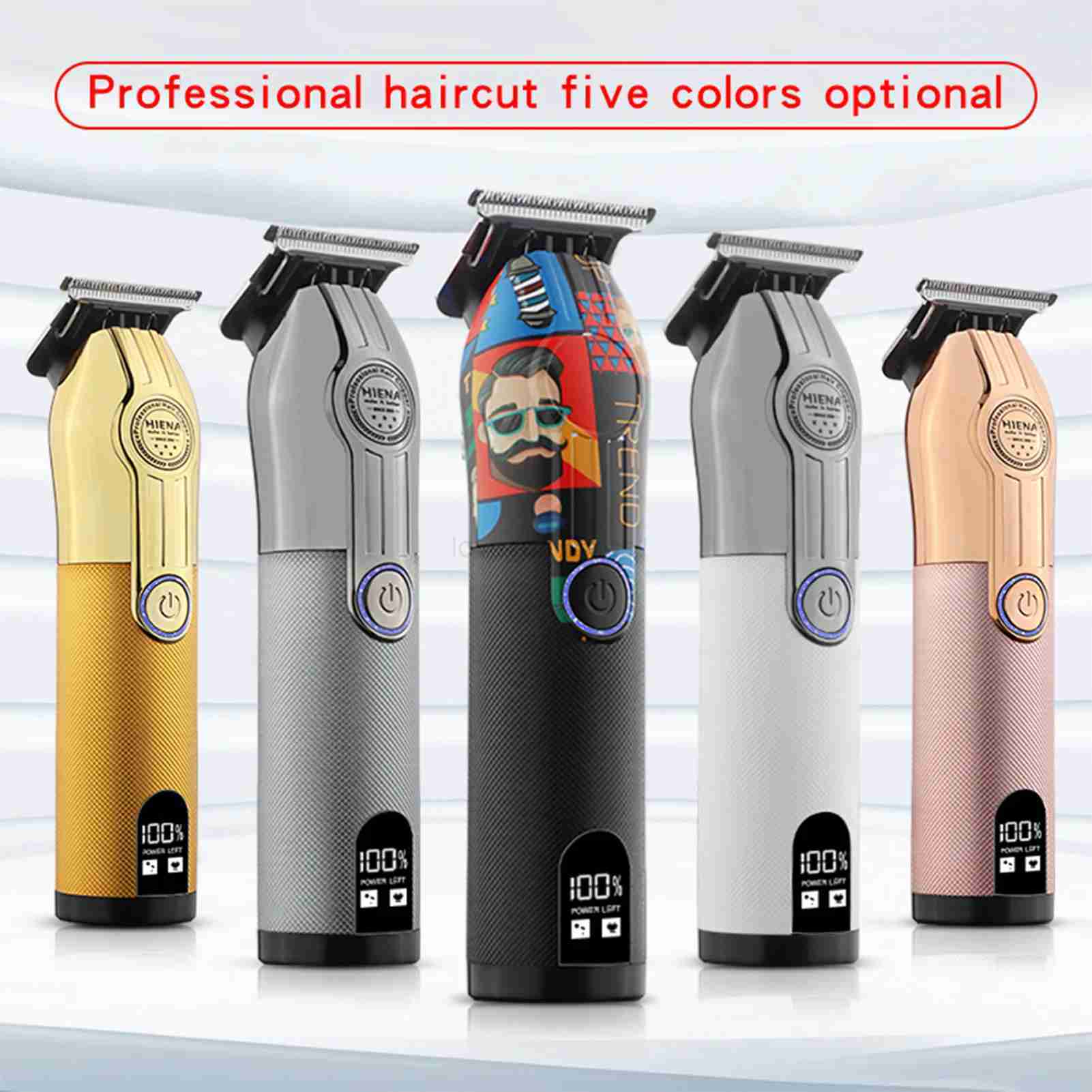 HIENA Hair Clippers professional barber machines Electric Hair Trimmer Precision Steel Hair cutting machine applianceM240715