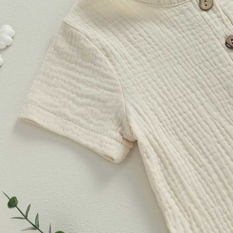 Clothing Sets 0-4Y Summer Baby Boy Clothes Sets Toddler Newborn Kid Baby Cotton Short Sleeve Solid Color T-shirt Shorts Children Outfits