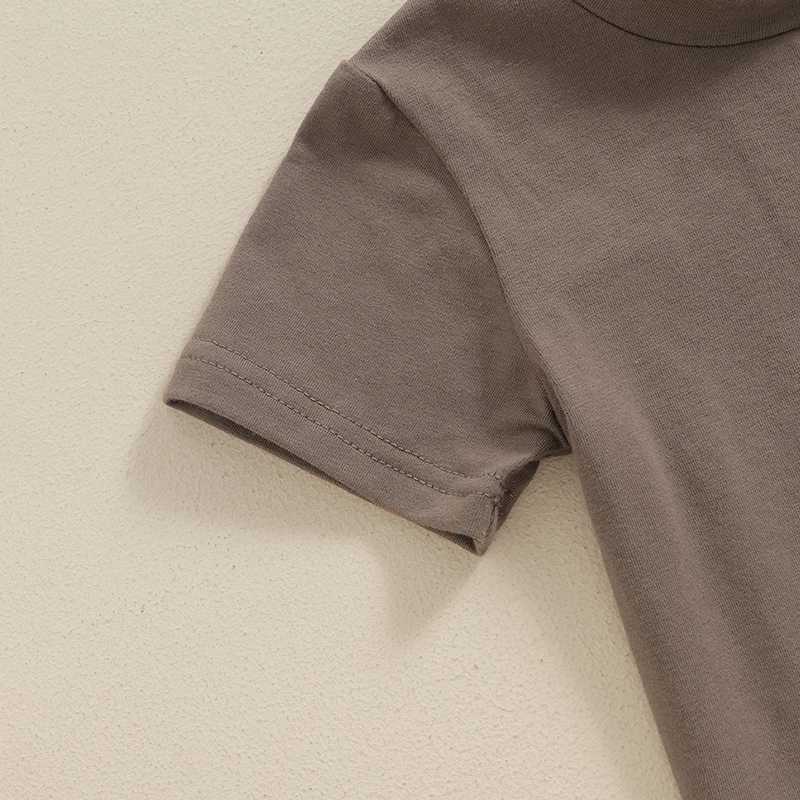 Clothing Sets Newborn Boys Clothing Sets Summer Duck Print T-shirts+Solid Color Elasctic Shorts Kids Clothes Casual Clothing Sets for Toddler