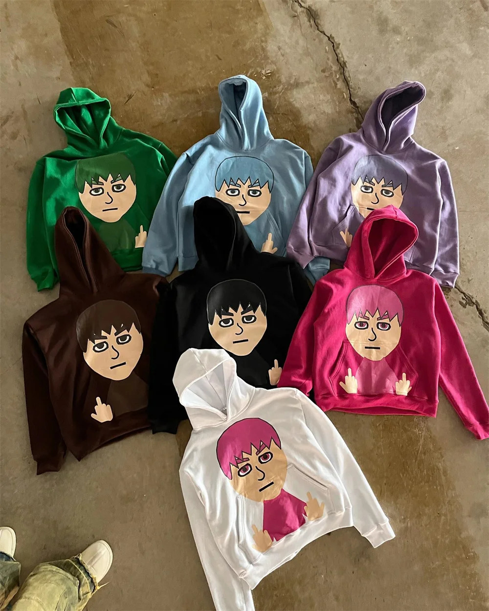 Harajuku hip hop oversized graphical mii printing hoodies women gothic y2k tops streetwear gothic clothes tracksuit men clothing 240712