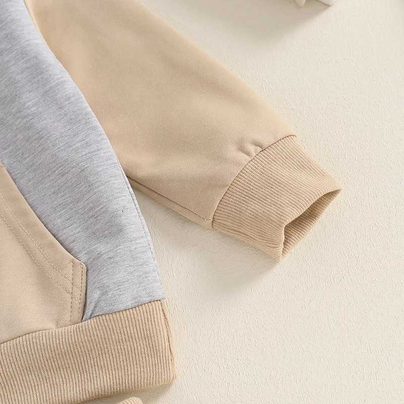 Clothing Sets Autumn Baby Tracksuit For Toddler Boys Outfits Contrast Color Long Sleeve Sweatshirts Tops Long Pants Toddler Clothes Set