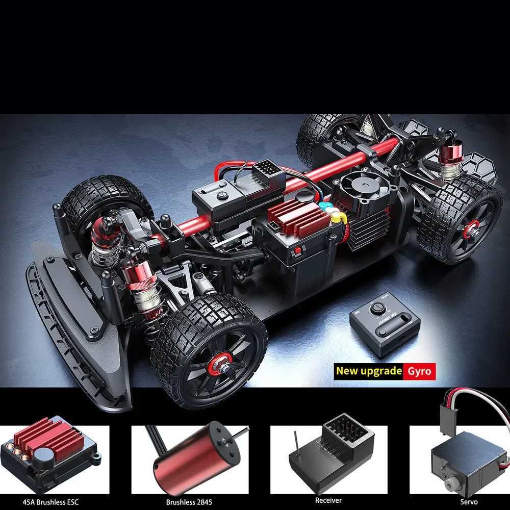 Hyper Go 14303 14302 14301 MJX Rc Car 55KM/H High Speed Drift Racing Brushless 4WD Off-road Remote Control Cars Toy for ChildrenM0715