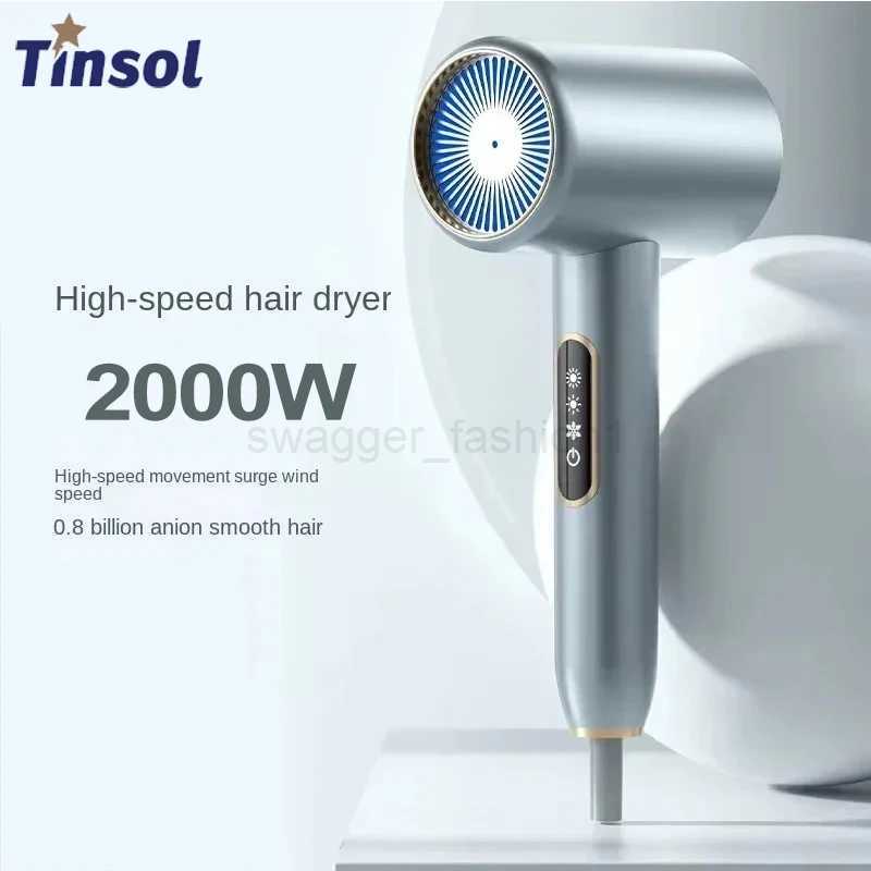 2000W High-speed Thermostatic Hair Dryer Professional Negative Ion Home Hair Dryer Low Noise Adjustable Salon Hair Dryer k20240715