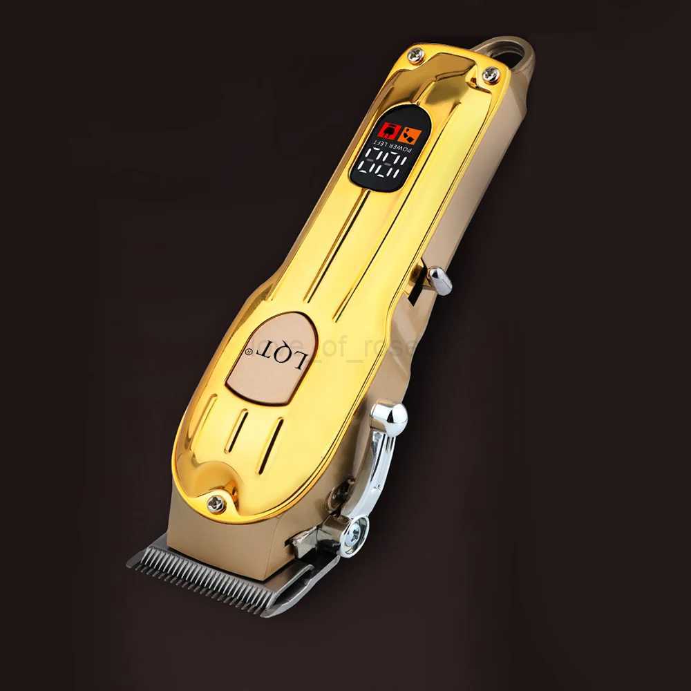 LQT 3pcs Mens electric Hair clipper - Precision T-tip carving scissors and beard trimmer set USB charging smart display screenM240715