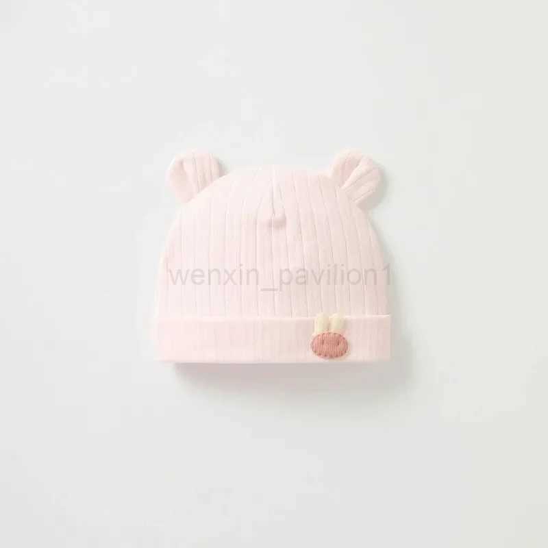 Cute Infant Beanies Newborn Baby Hat Spring and Autumn Models 0-3 Months Boy Girls 100% Cotton Fetal Hat Infant AccessoriesXJ240715